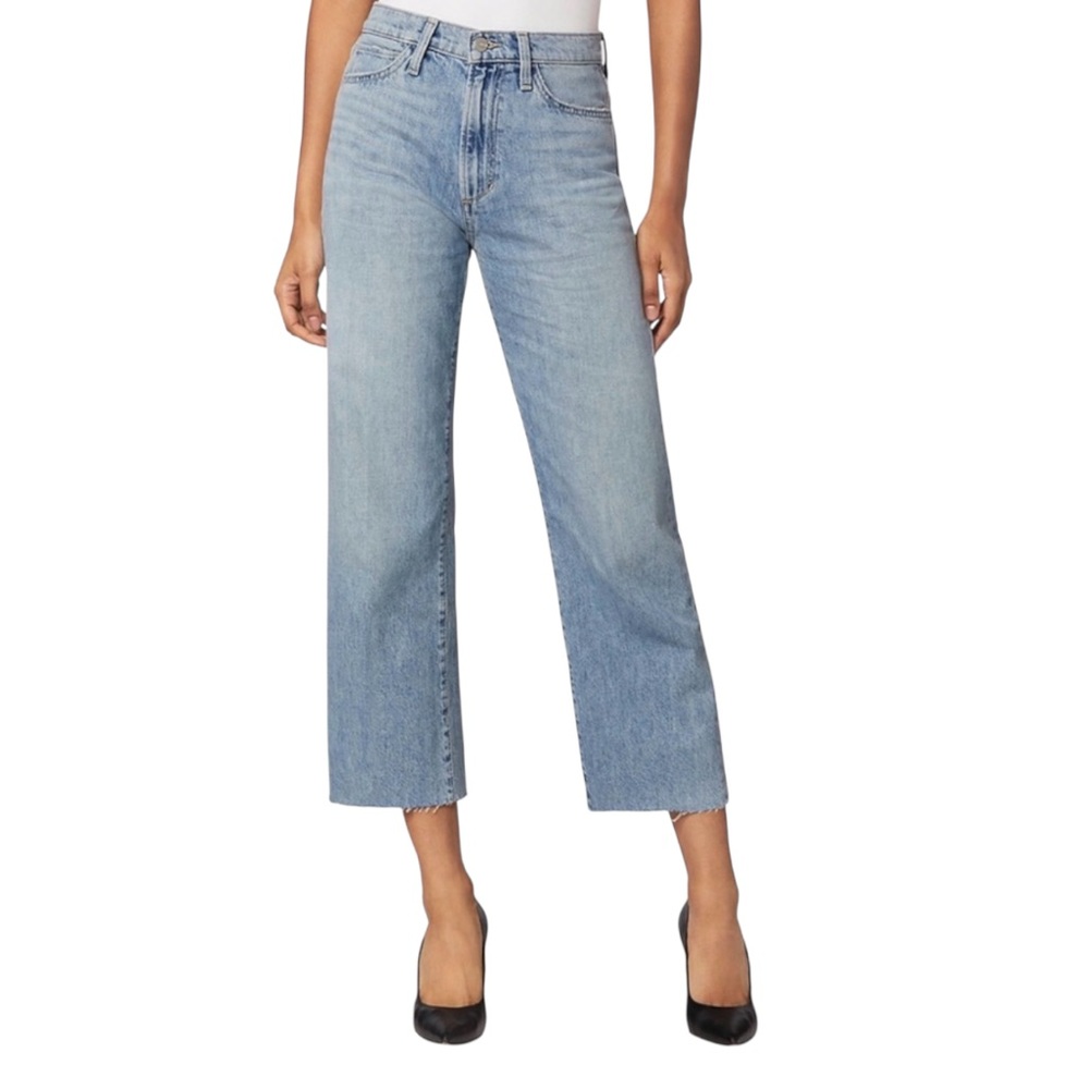 Joe’s The Blake FPA High-rise wide leg crop jeans light wash size 26 - Picture 1 of 6